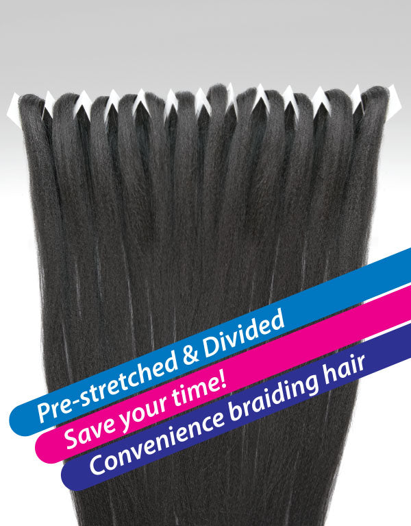 JANET 3X EZ SPLIT PRE-STRETCHED BRAID 60″