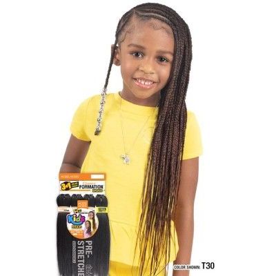 4X Formation Kid's Braid 32" folded 16" Glance Braiding Hair by Model Model