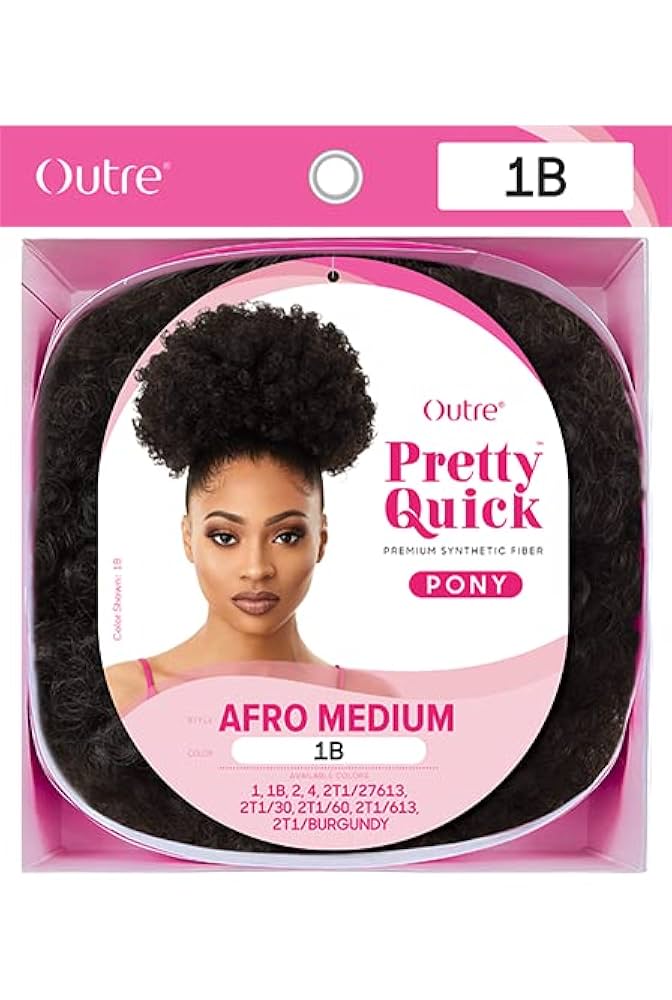 Outre Pretty Quick Drawstring Ponytail - AFRO MEDIUM