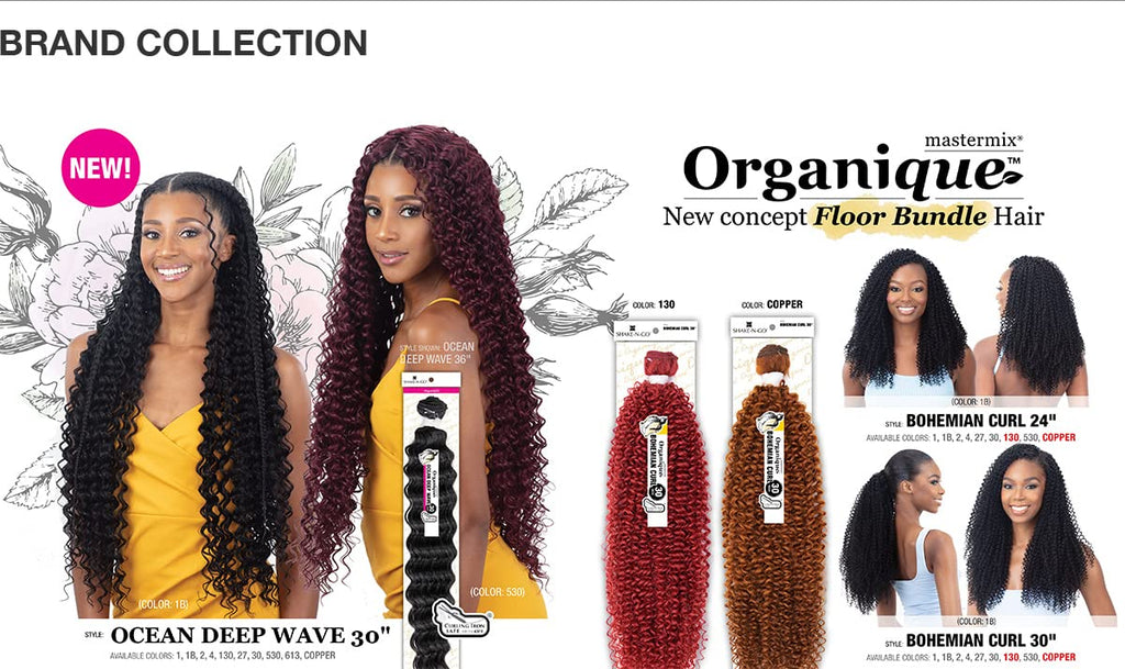 SHAKE N GO Organique Master Mix Weave - OCEAN DEEP WAVE 30"