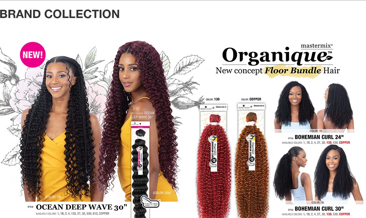 SHAKE N GO Organique Master Mix Weave - OCEAN DEEP WAVE 30"