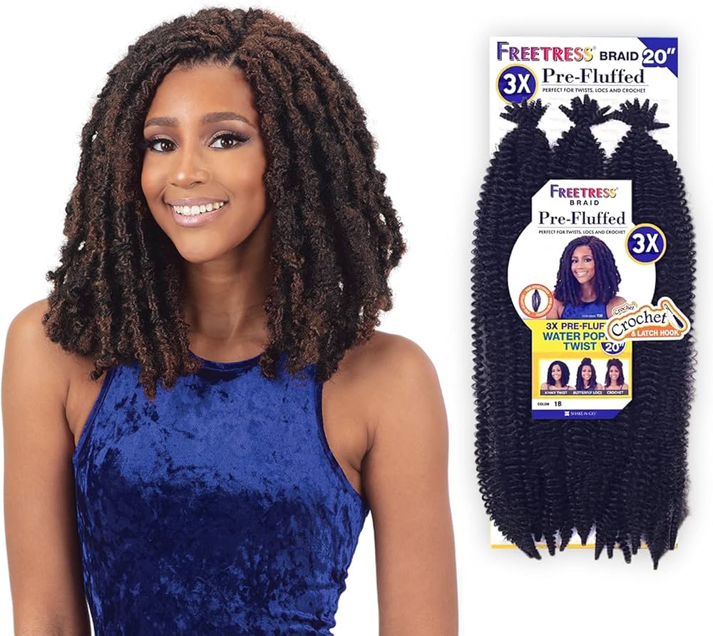 FreeTress: 3X Pre-Fluffed Poppin' Twist 20''
