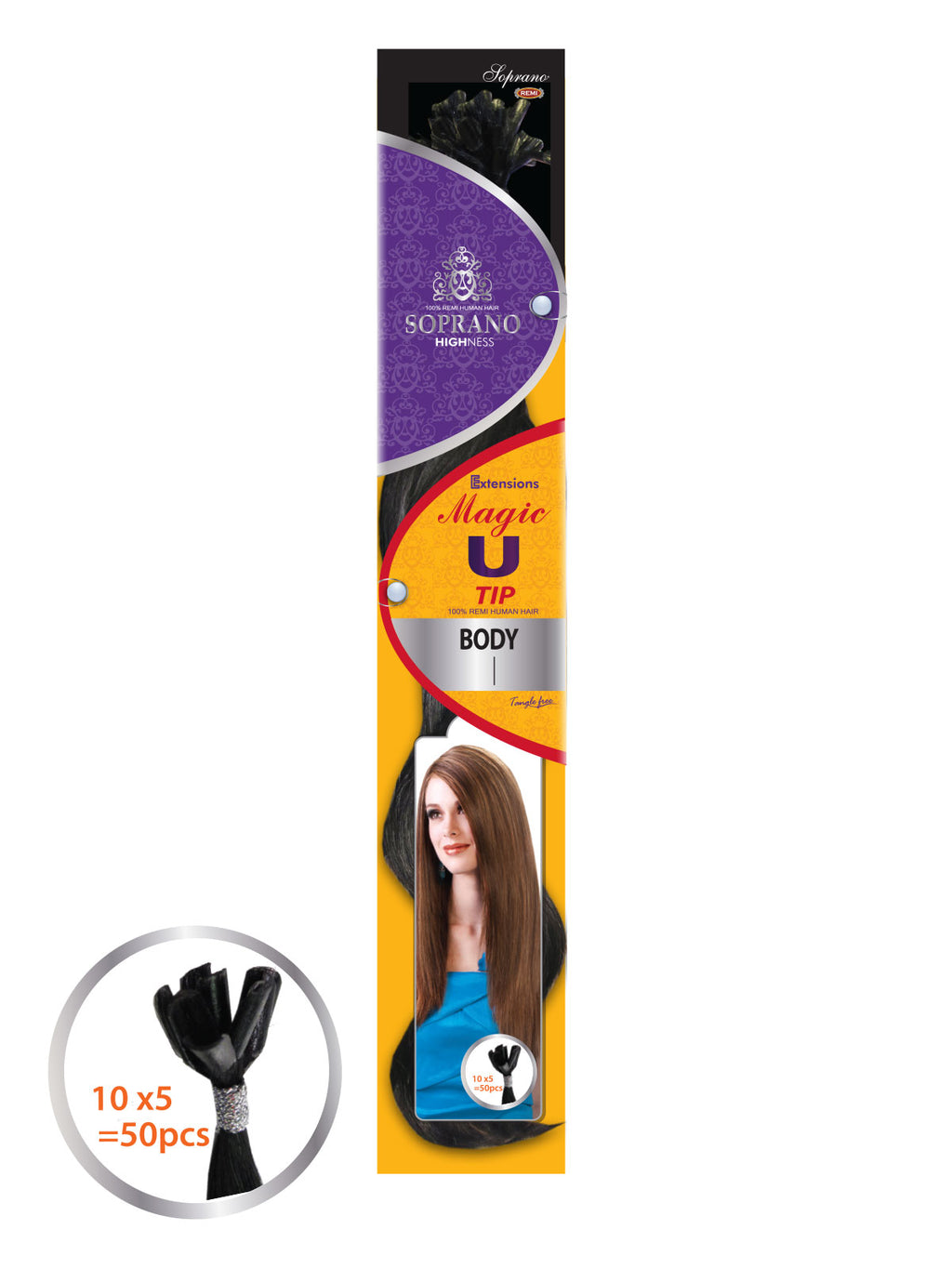 U-tip Soprano 22 IN BODY WAVE