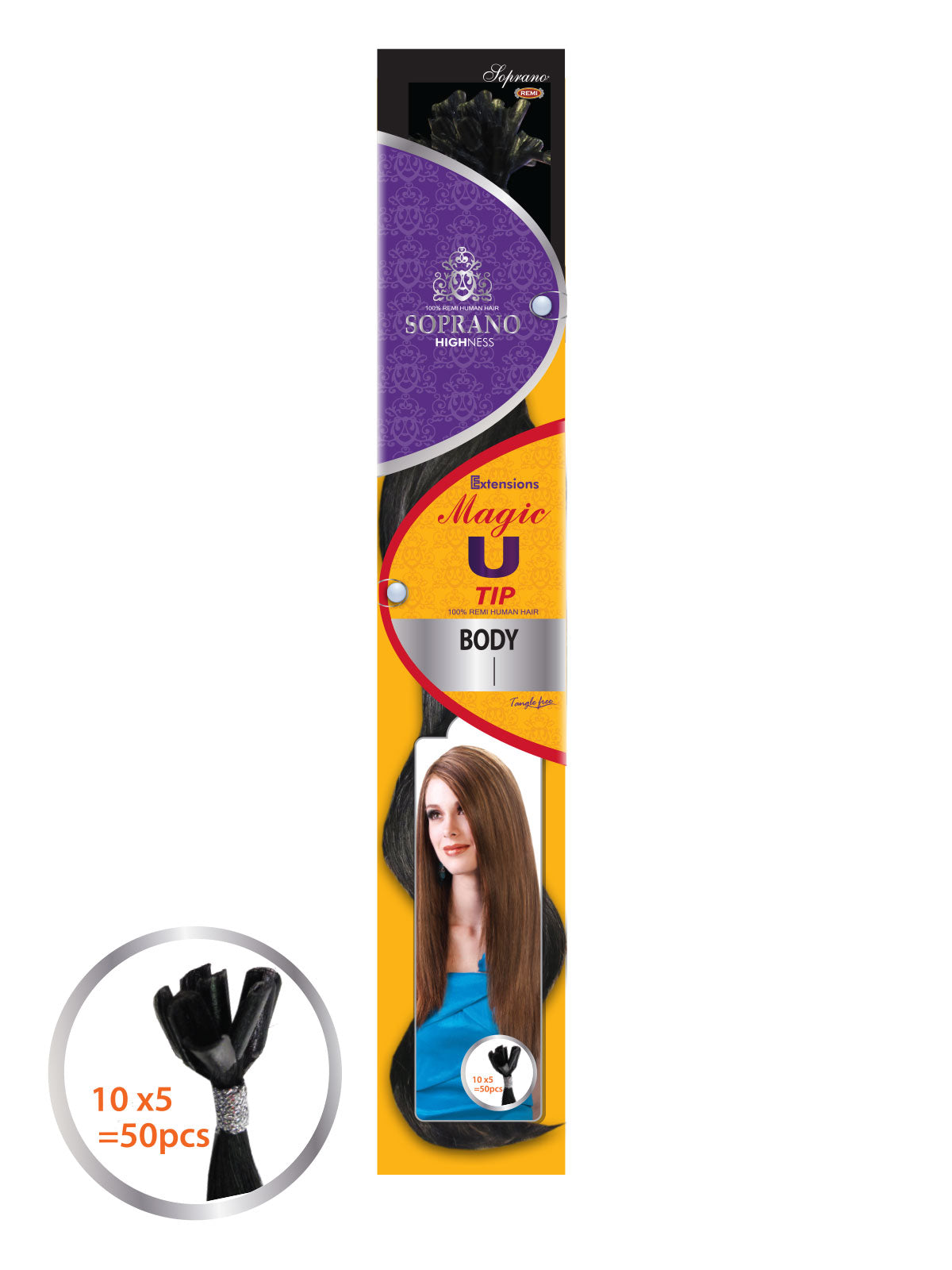 U-tip Soprano 22 IN BODY WAVE
