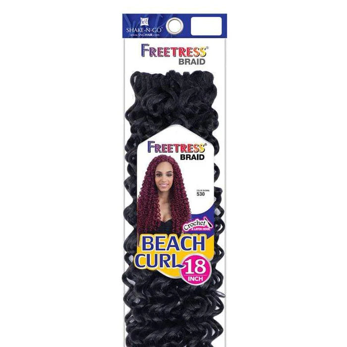 SHAKE N GO FREETRESS BEACH CURL 18" CROCHET