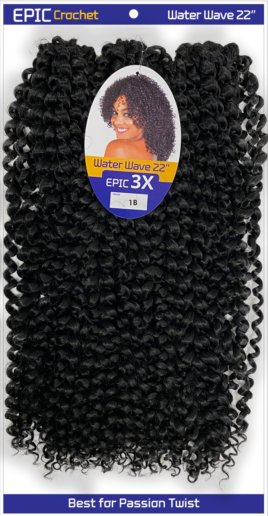 EPIC WATER WAVE 3X 22 IN CROCHET HAIR