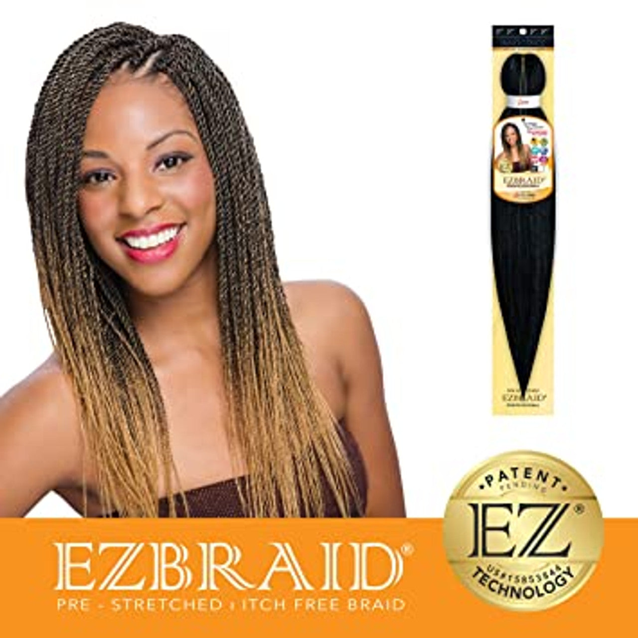 Spetra EZ Pre-Streched Braiding Hair 20" Single Pack