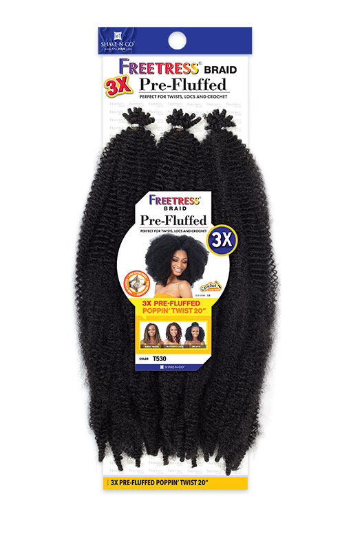 FreeTress: 3X Pre-Fluffed Poppin' Twist 20''
