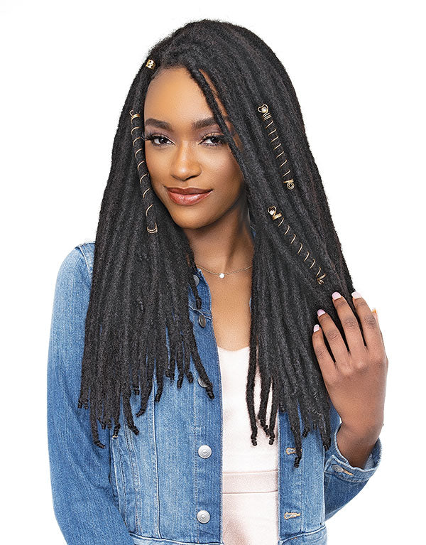 Janet LOC N ROLL 100% HUMAN HAIR LOCS 14 inch