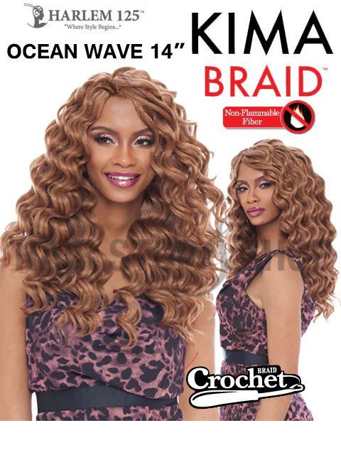 Harlem 125: Kima Braid Ocean Wave 14"