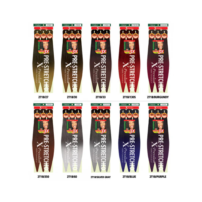 X-PRESSION 52" 3X PRE-STRETCHED BRAIDING HAIR