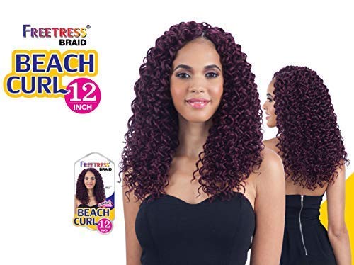 Shake N Go Freetress: Beach Curl 12" Crochet Braids