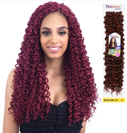 SHAKE N GO FREETRESS BRAID BEACH CURL 18"