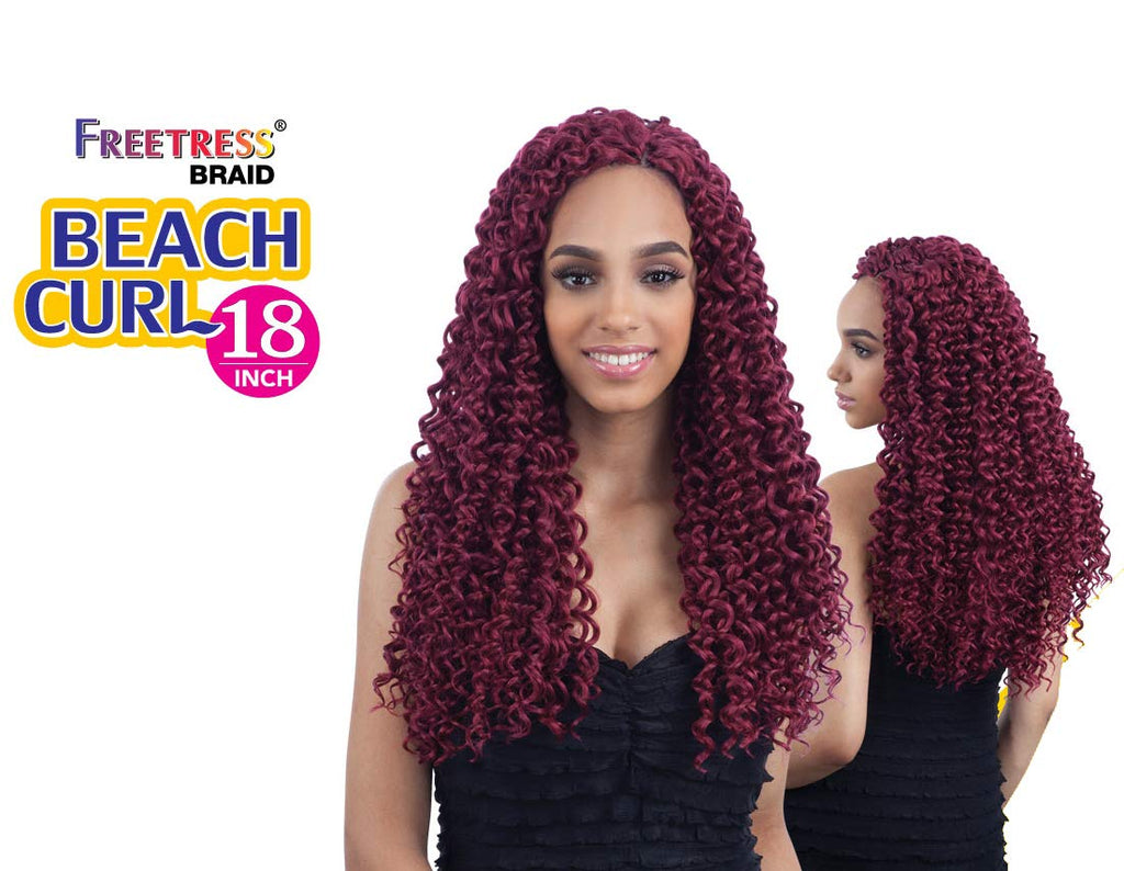 SHAKE N GO FREETRESS BRAID BEACH CURL 18"