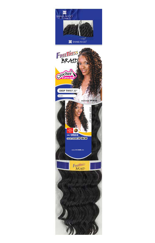 FreeTress: Deep Twist Crochet 22"
