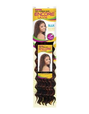 Janet Collection Human Hair Blend Encore Lavie SUPER FRENCH Bulk 18" (French wave)