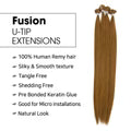 Hair Couture U-tip 20 IN 100pcs