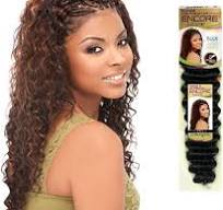 Janet Collection Human Hair Blend Encore Lavie SUPER FRENCH Bulk 18" (French wave)