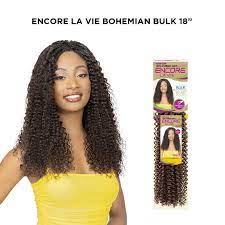 Janet Collection Human Hair Blend Encore Lavie  New Deep Bulk 18" (Deep wave)