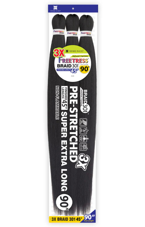 Freetress Pre-Stretched 3x Braiding Hair 56"