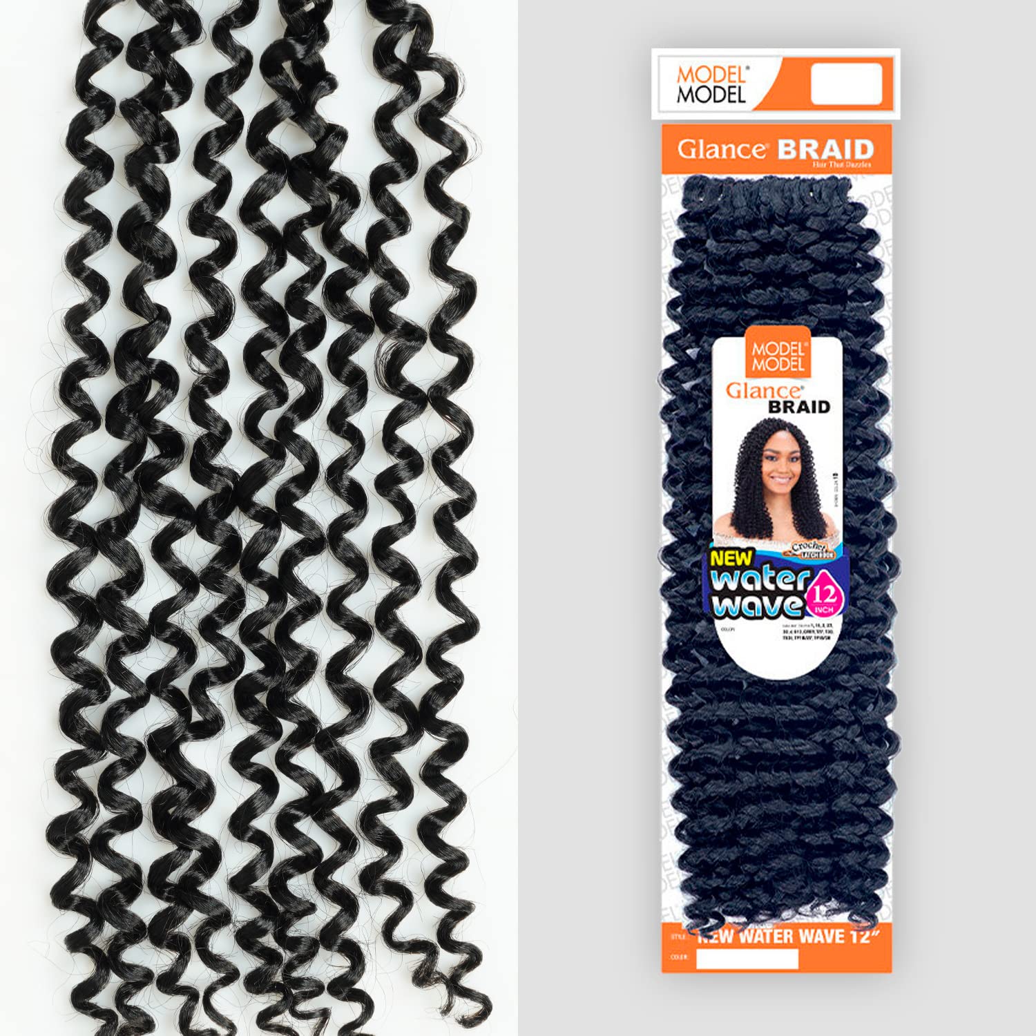 Model Model New Water Wave 12" Glance Braid